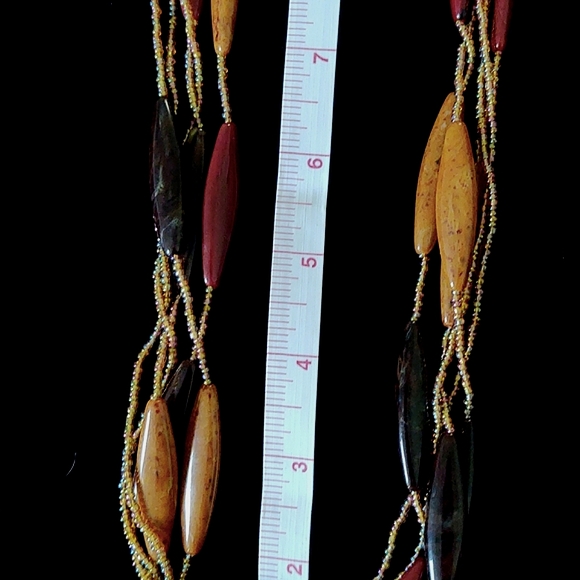 Multi-strand Beaded Necklace - Picture 5 of 9